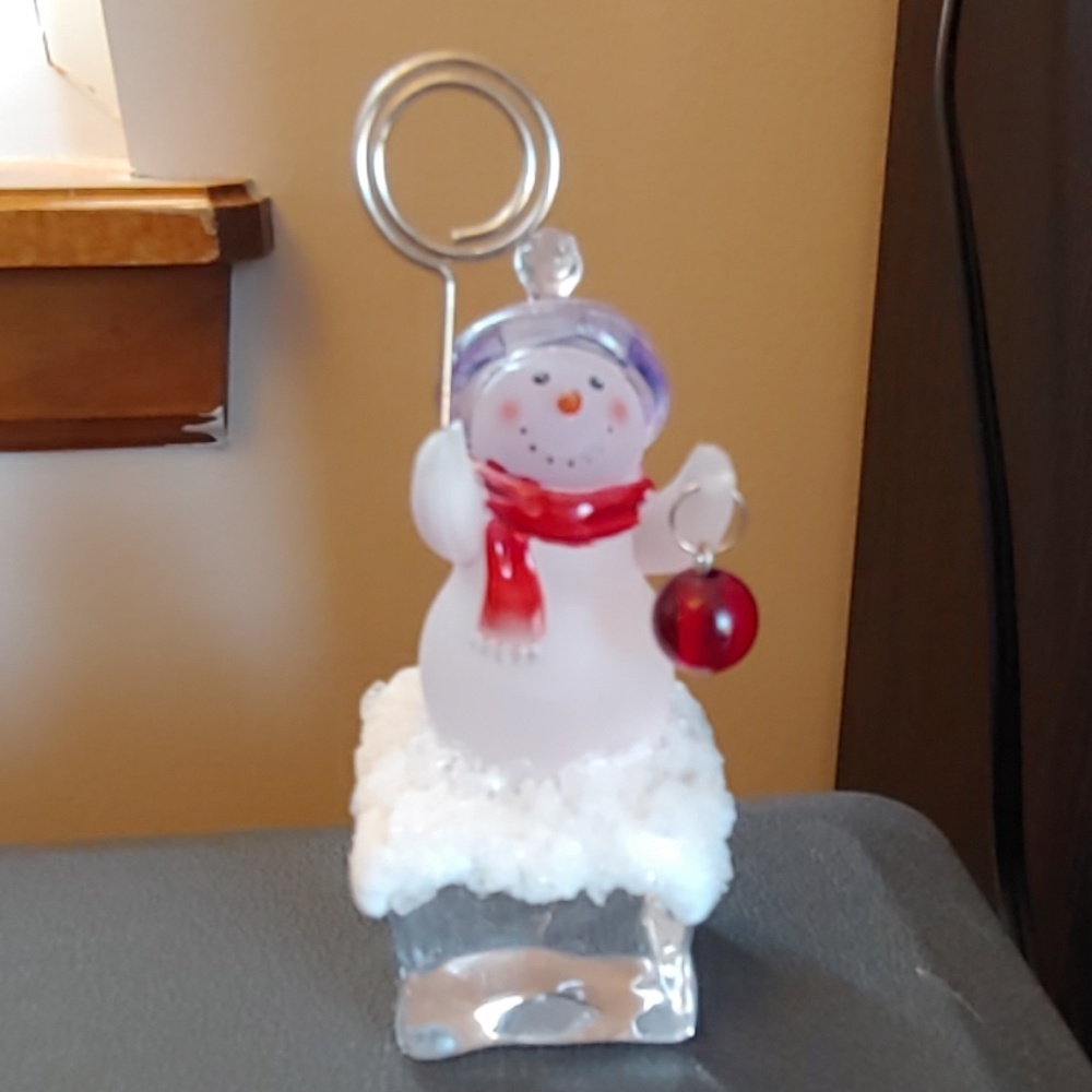 ⛄🎄🎁🎅Adorable snowman sign holder